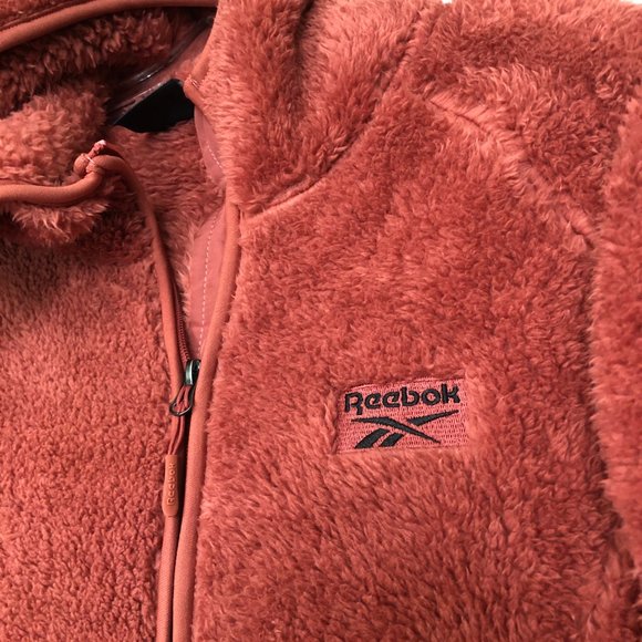 REEBOK Women's Active Zip-Up Soft Fleece Jacket Size Large - Picture 3 of 8